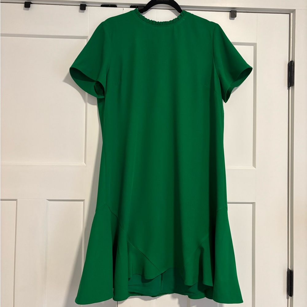CeCe Vibrant Green Aline Dress